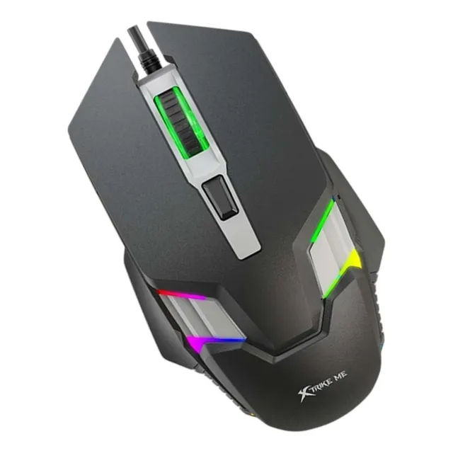 Mouse Gamer Xtrike Me Gm-110  Rgb Negro