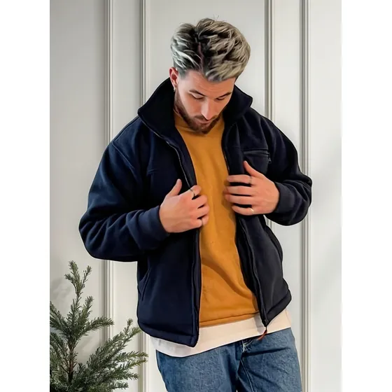Campera Polar Clasica Con Tanka Hombre High Royal