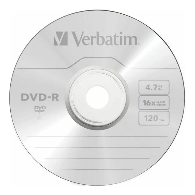 Verbatim Discos Virgenes Dvd- Dvd+r 16x 4.7gb 50 Piezas /v
