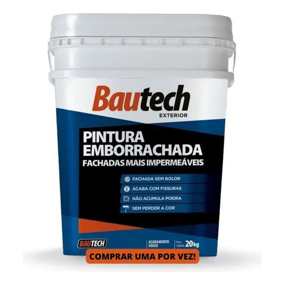 Emborrachada Bautech Pintura Emborrachada Cor Grafite