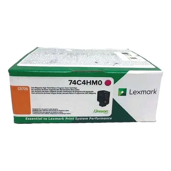 Tóner Lexmark 74c4hm0 Caja Abieta Color Magenta