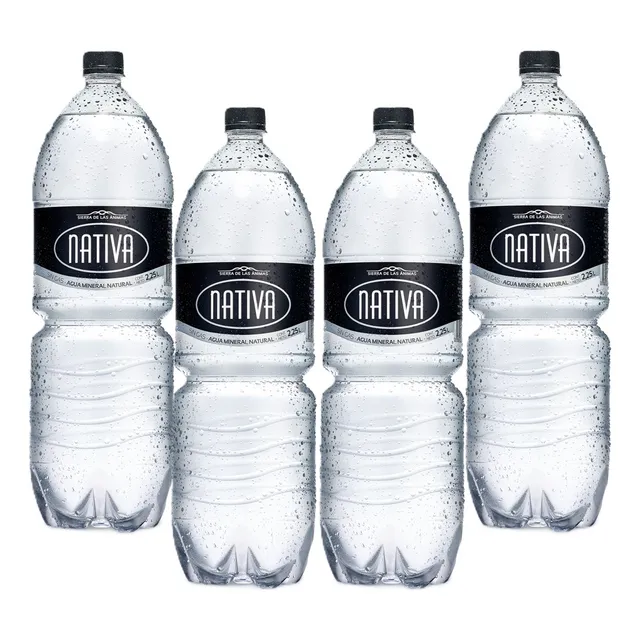 Agua Mineral Sin Gas Nativa 2.25 L X 4 Unidades