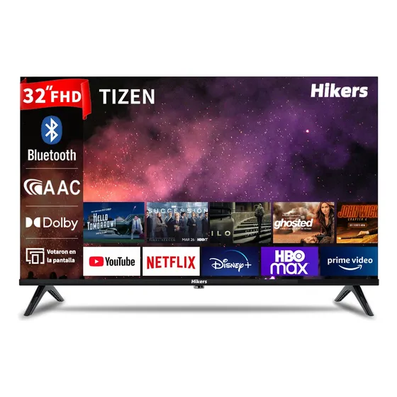 Televisor Inteligente Hikers Tizen Dled 32 Pulgadas Fhd