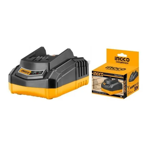 Cargador Para Bateria Ingco + Bateria Ingco 20v 2.0 Ah Tyt