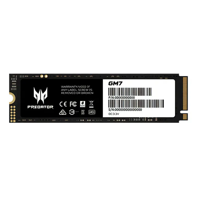 Unidad Sólida M.2 Predator Gm7 512gb Color Negro