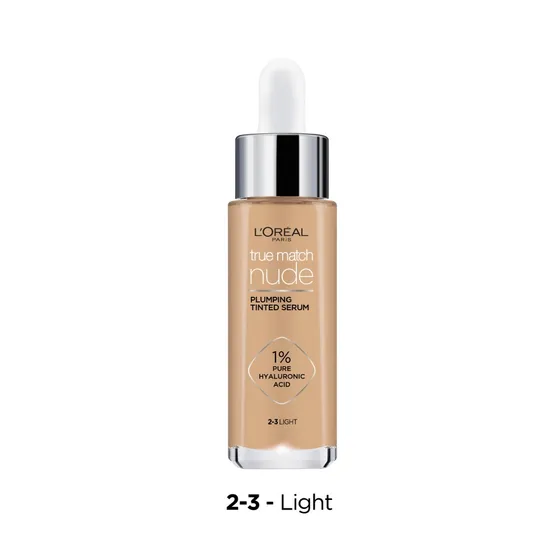 Base De Maquillaje True Match Serum L'Oréal Paris 30ml Tono 2-3 Light