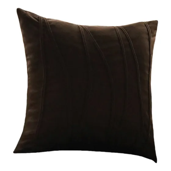 Yc Funda De Almohada Cinta Adhesiva De Color Liso Para Sofa
