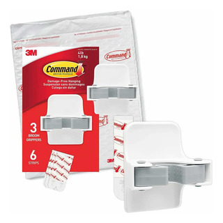 Pack 3x Gancho Escoba / Trapeador 3m Command Broom Gripper Pack 3x Gancho Escoba / Trapeador 3m Command Broom Gripper