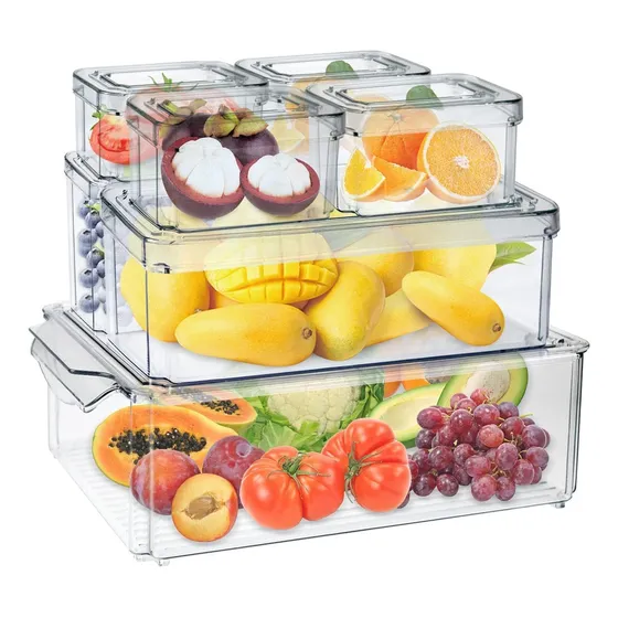 Dnncha Organizador De Refrigerador, Juego De 7 Contenedores