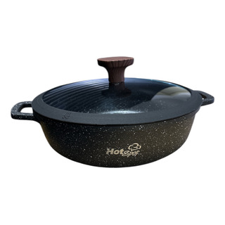 Hot Spot Olla Antiadherente Aluminio Fundido 28 Cms Negra Hot Spot Olla Antiadherente Aluminio Fundido 28 Cms Negra