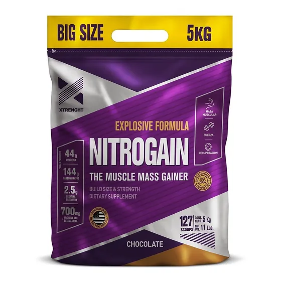 Suplemento en polvo Xtrenght Nutrition Carbohidratos sabor chocolate x 5kg