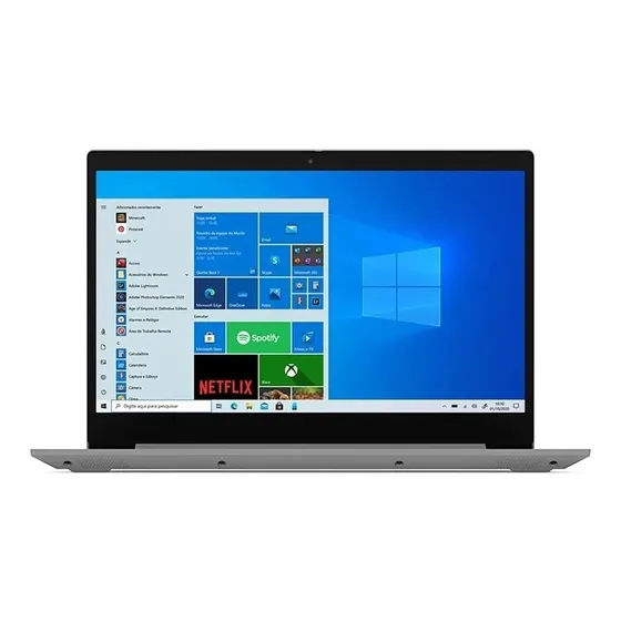 Notebook IdeaPad 3 15.6" platinum gray 4GB de Ram - 128GB SSD - Intel Celeron