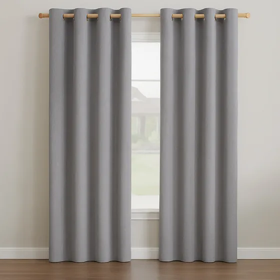 Cortina Semi Blackout Casatua Un Paño 140x220cm Aislante - Gris Claro