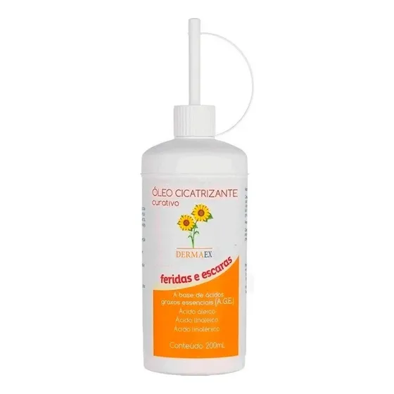 Dermaex Age 200ml Oleo De Girassol Escaras Assaduras Feridas Tipo de embalagem 200ml