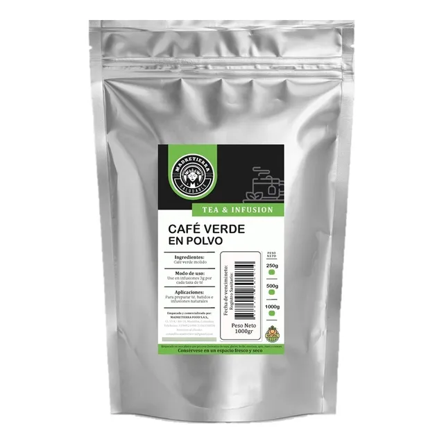 Café Verde Molido X1000g /1 Kilo Natural - Kg a $82