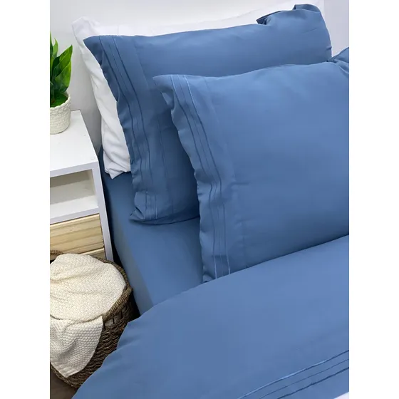 Juego De Sabanas King Size Linea Oxford Premium 600 H 