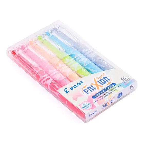 Destacador Set 6 Unidades Frixion Light  Pilot
