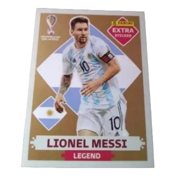 World Cup Qatar 2022 Sticker Panini Extra Messi Bronce