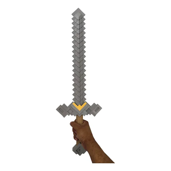 Espada De Diamante Minecraft La Película 2025 Gris