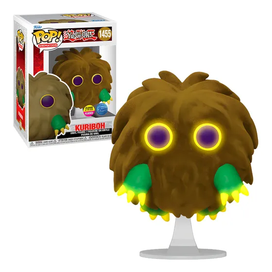 Funko Pop Kuriboh #1455 Exclusivo Flocked Glow Yu Gi Oh