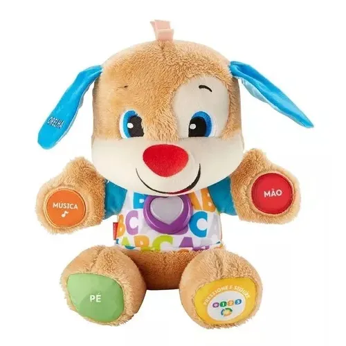 Brinquedo Educativo Infantil Cachorrinho Aprende Comigo +6 Meses Fisher-price