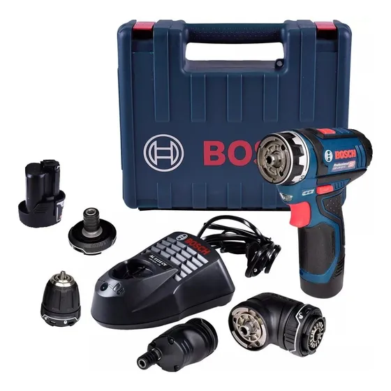 Taladro Atornillador Bosch Flexiclick 4 En 1 Gsr12v15fc