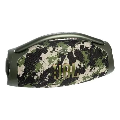Caixa De Som Jbl Bluetooth Boombox 3 Camuflada Verde- Musgo