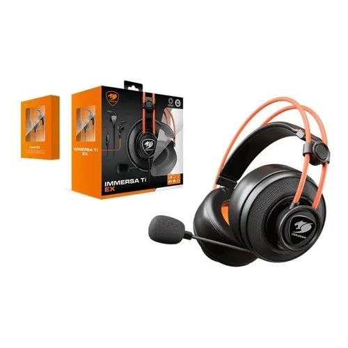 Auriculares estéreo para juegos Cougar Immersa Ti Ex P2, paquete Havoc, color negro