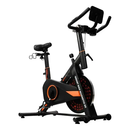 Bicicleta Ergométrica Spinning 6kg Profissional Magnética Preto