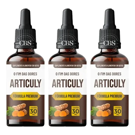 3x Articuly 30ml Suplemento Em Gotas Para Mobilidade Total Envio Em 24 Horas