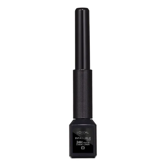 Delineador Líquido L'oréal Paris Matte Signature Color Negro Efecto Mate