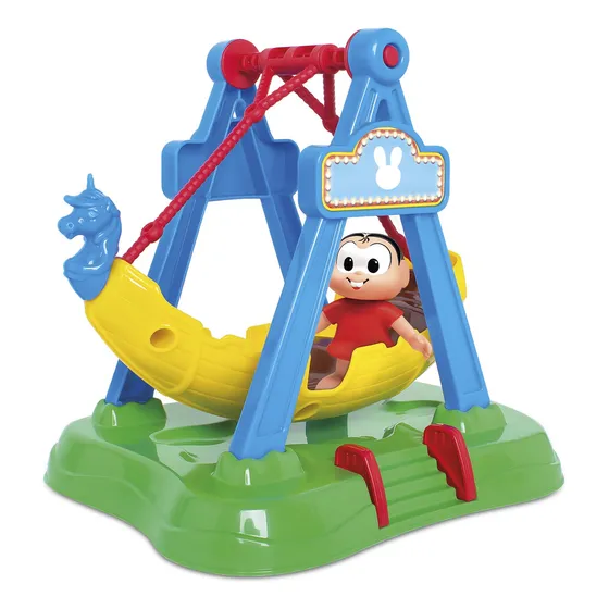 Mini Barco Viking Infantil Turma Da Monica Com Boneca