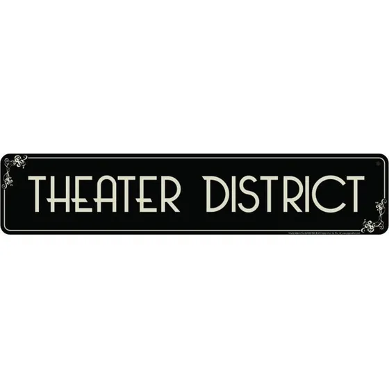 Signs 4 Fun Sstdr Theater District Letrero Calle