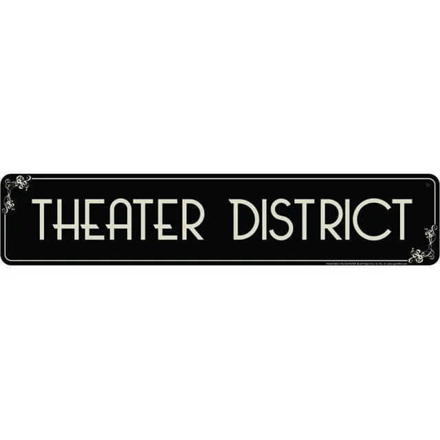 Signs 4 Fun Sstdr Theater District Letrero Calle