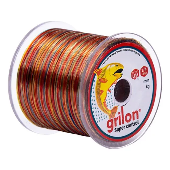 Tanza Pesca Grilon Bobina 1/4lb Multicolor Medidas Color 0.60