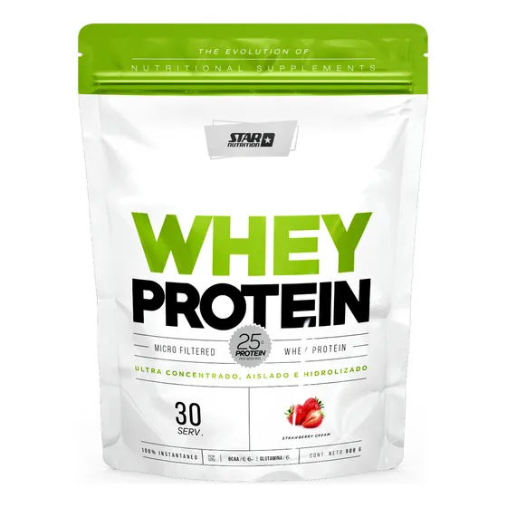 Proteina De Suero Whey Protein Star Nutrition Doypack X 2 Lb