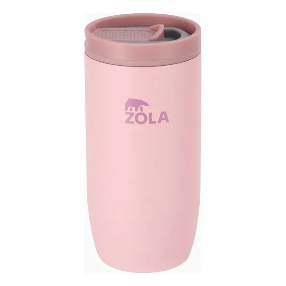 Vaso Termico Hermetico Mug 425ml Frio Calor Zola Rosado Palo