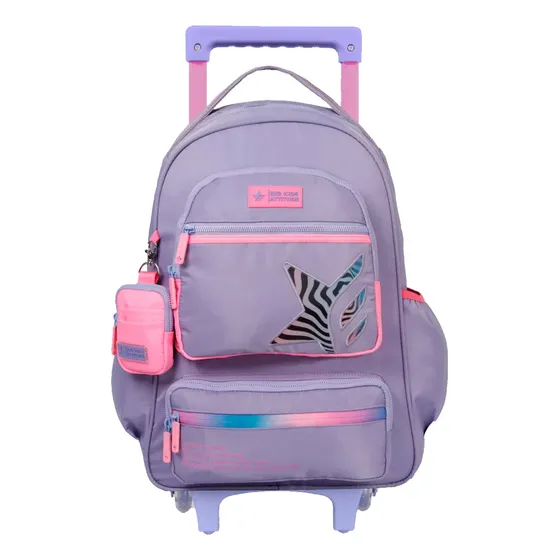 Mochila Footy Lifestyle Carro Attitude Lila-rosa Ras