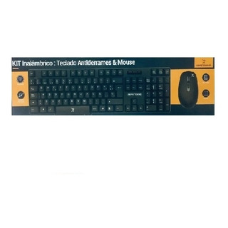 Kit Teclado Y Mouse Inalambrico Antiderrames Para Uso Rudo Kit Teclado Y Mouse Inalambrico Antiderrames Para Uso Rudo
