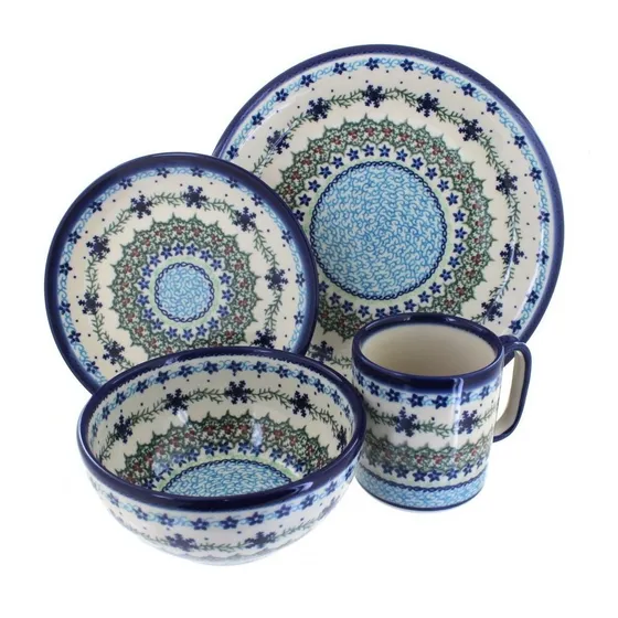 Colocacion 4 Repuesto Ceramica Esmaltada Rosa Azul Para