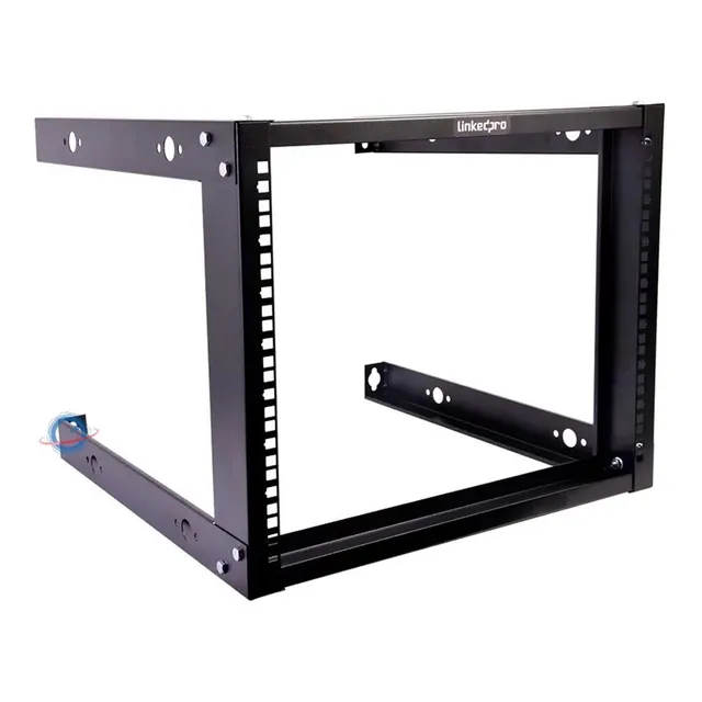 Rack Abierto De 19in  Para Montaje En Pared De 8 Unidades.