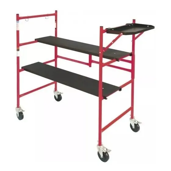 Mini Andamio Equus Multiuso Plegable Con Bandeja Plaza Verdi