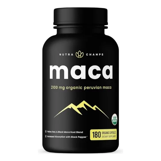 Cápsulas De Maca Orgánico - 1000mg 120 Cápsulas