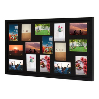 Quadro Painel Multifotos 15 Fotos 10x15 Disjuntor Com Vidro Quadro Painel Multifotos 15 Fotos 10x15 Disjuntor Com Vidro