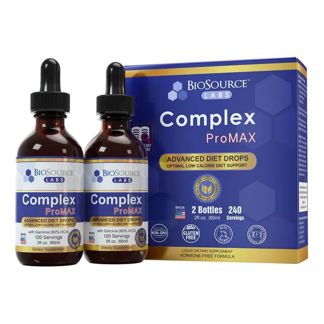 Diet Drops Biosource Labs Complex Promax, 60 Ml (paquete De