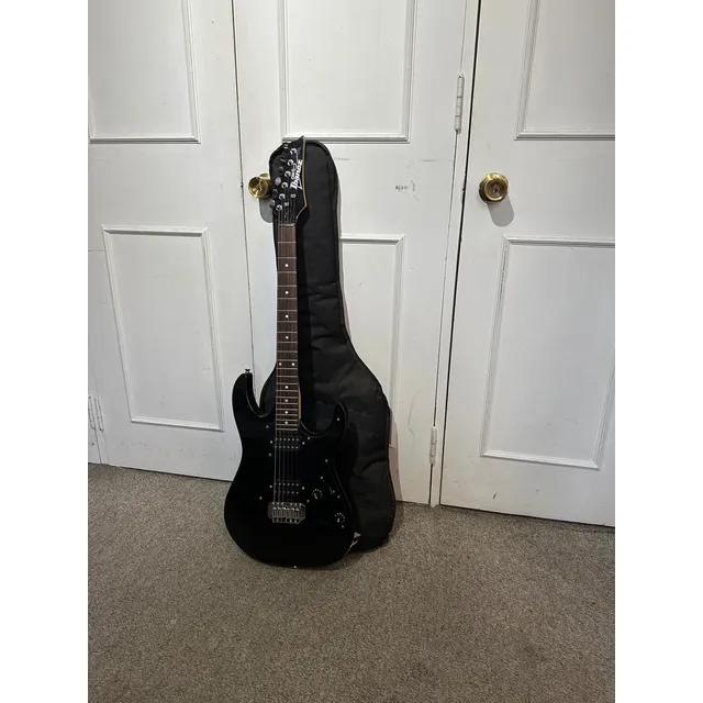 Guitarra Eléctrica Ibanez Black Night Gs120617894 Diestro Negro Palo De Rosa
