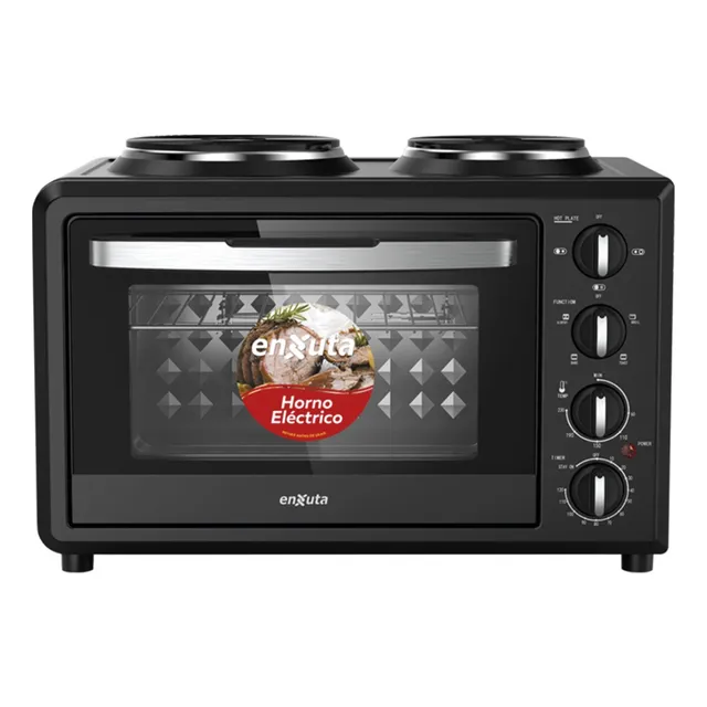 Horno Electrico Enxuta Henx032dn 32 Litros Con 2 Discos