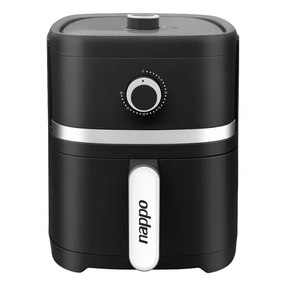 Freidora Sin Aceite Nappo 1300w Extra Grande 4 Litros Color Negro