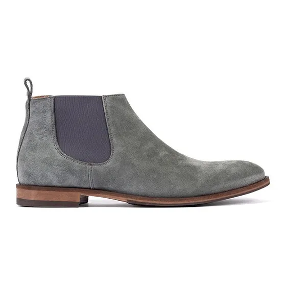 Bota 100% Cuero Estilo Chelsea Para Hombre - Ca-5482-1084ov