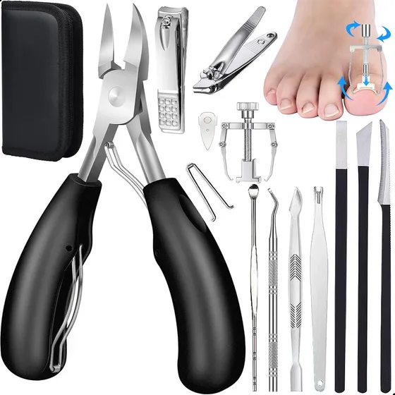 14 Piezas Kit Uñas Encarnadas Pedicure Profesional Manicure